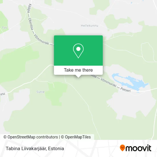 Карта Tabina Liivakarjäär
