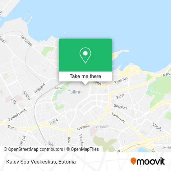 Kalev Spa Veekeskus map