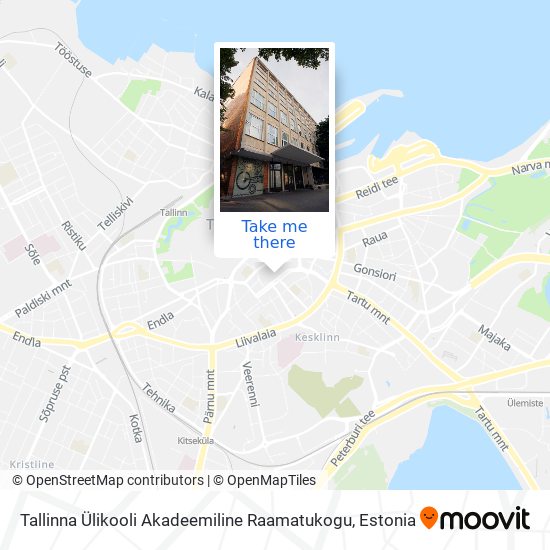 Tallinna Ülikooli Akadeemiline Raamatukogu map