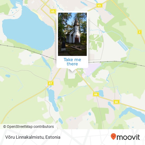 Võru Linnakalmistu map