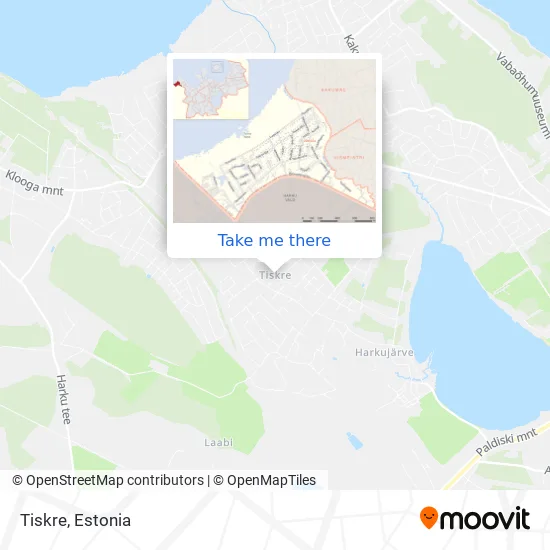 Карта Tiskre