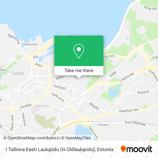 I Tallinna Eesti Laulupidu (Iii Üldlaulupidu) map