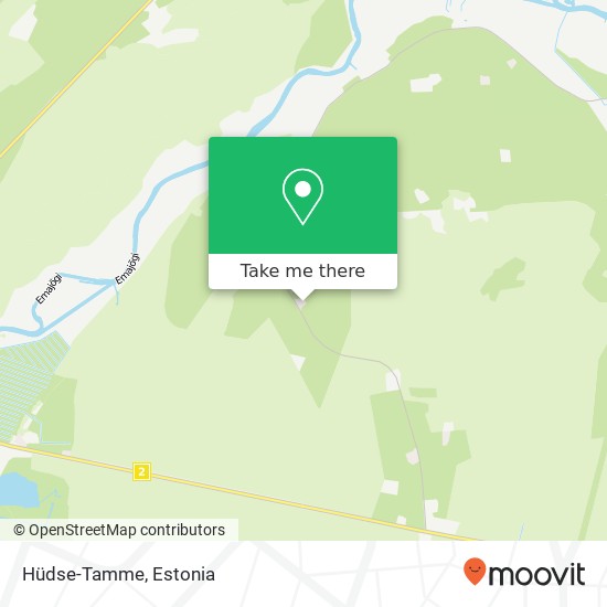 Карта Hüdse-Tamme