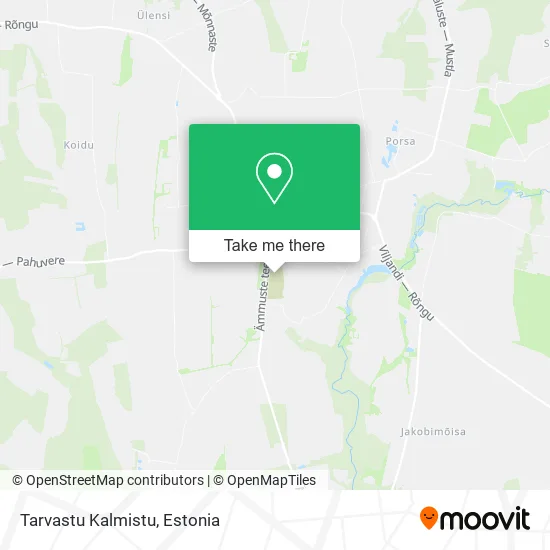 Карта Tarvastu Kalmistu