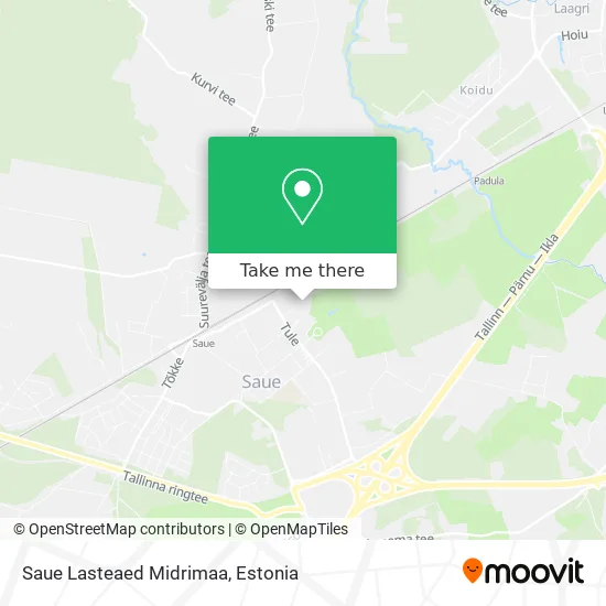 Карта Saue Lasteaed Midrimaa