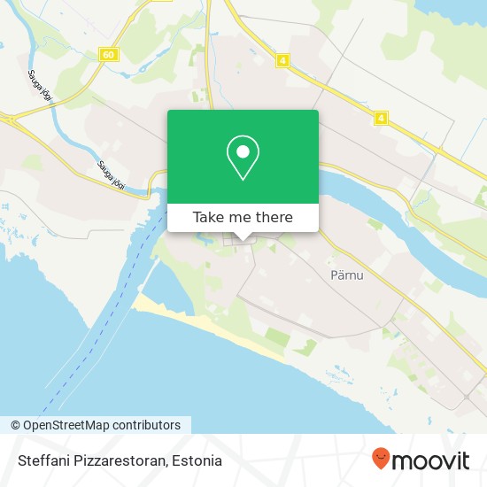 Карта Steffani Pizzarestoran