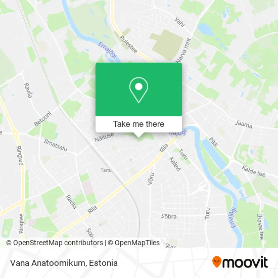 Карта Vana Anatoomikum