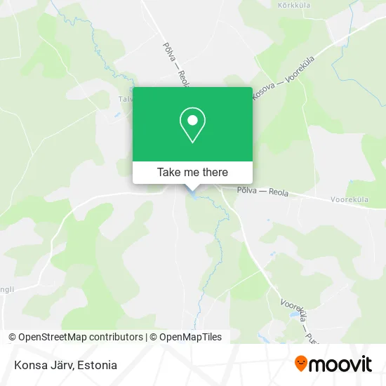 Карта Konsa Järv