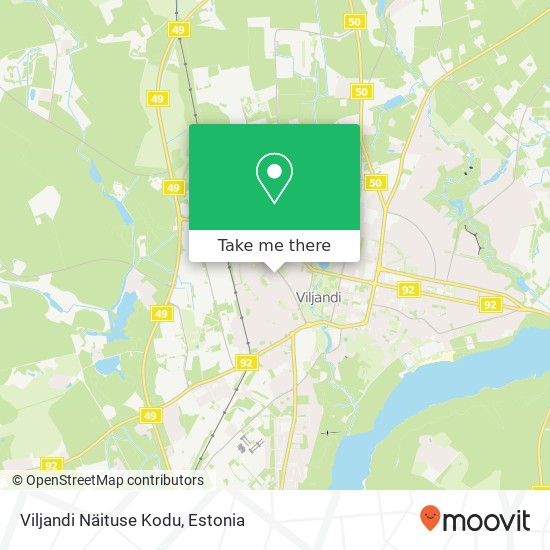 Карта Viljandi Näituse Kodu