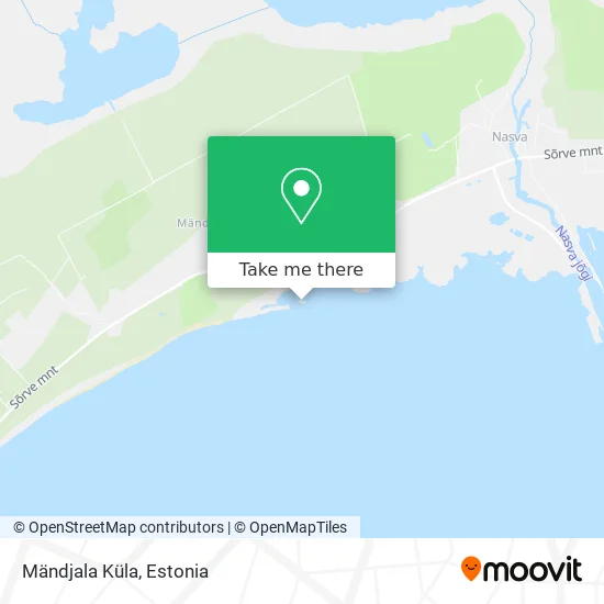Карта Mändjala Küla