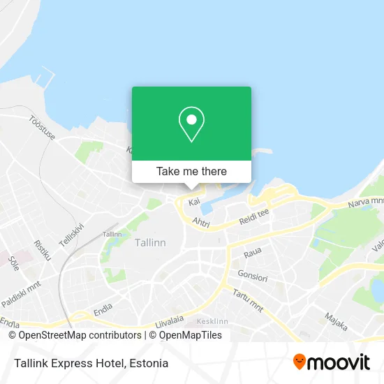 Карта Tallink Express Hotel