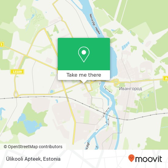 Ülikooli Apteek map