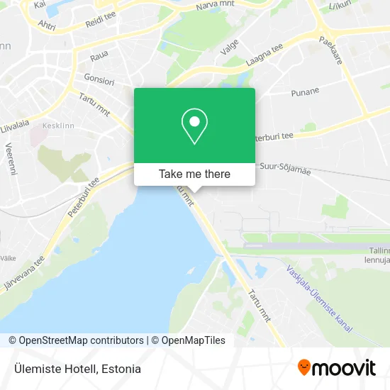 Ülemiste Hotell map