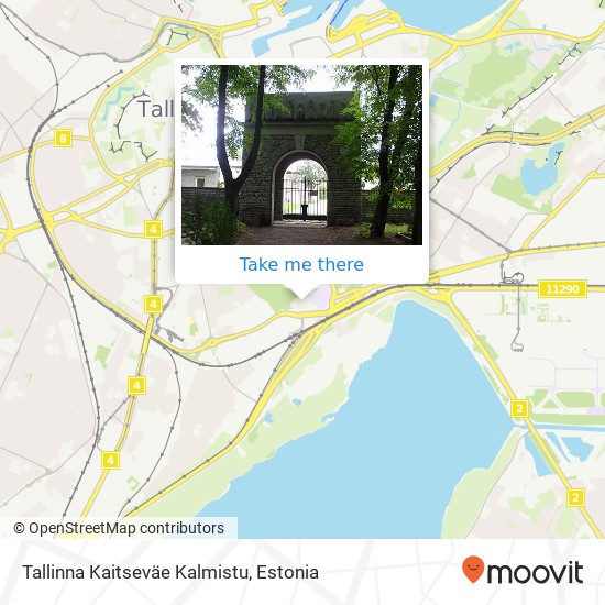 Карта Tallinna Kaitseväe Kalmistu