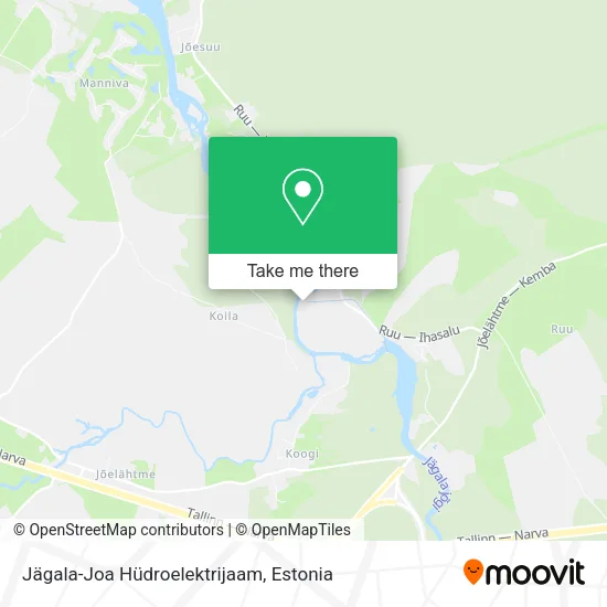 Карта Jägala-Joa Hüdroelektrijaam