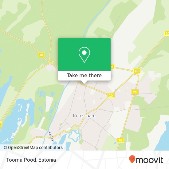 Tooma Pood map