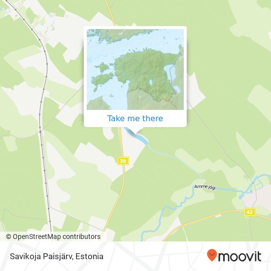 Savikoja Paisjärv map
