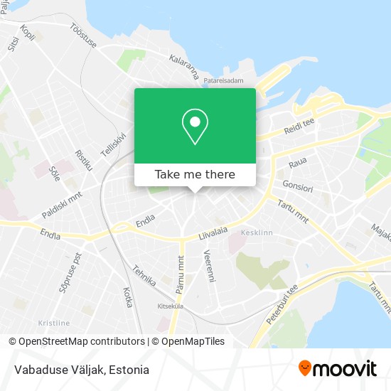 Vabaduse Väljak map