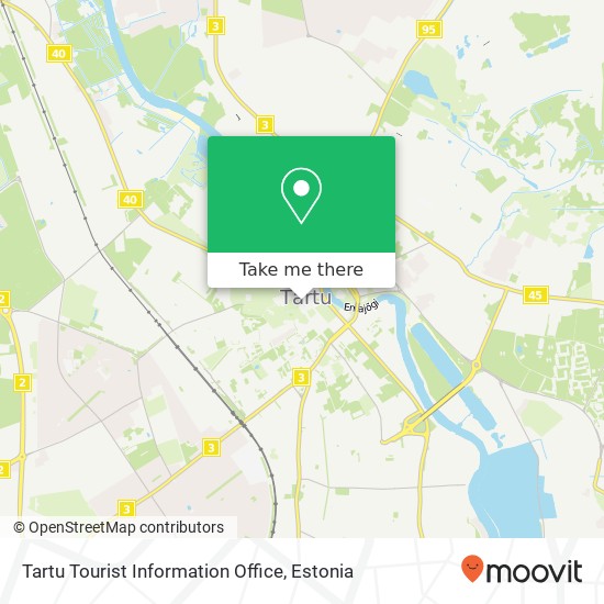 Карта Tartu Tourist Information Office