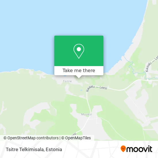 Карта Tsitre Telkimisala