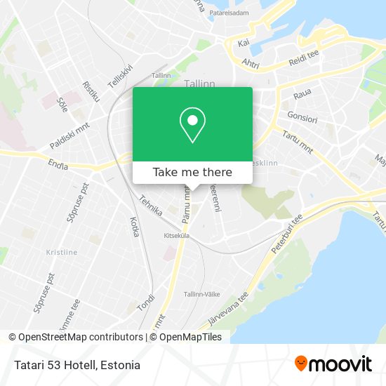Tatari 53 Hotell map