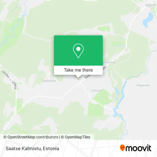 Карта Saatse Kalmistu