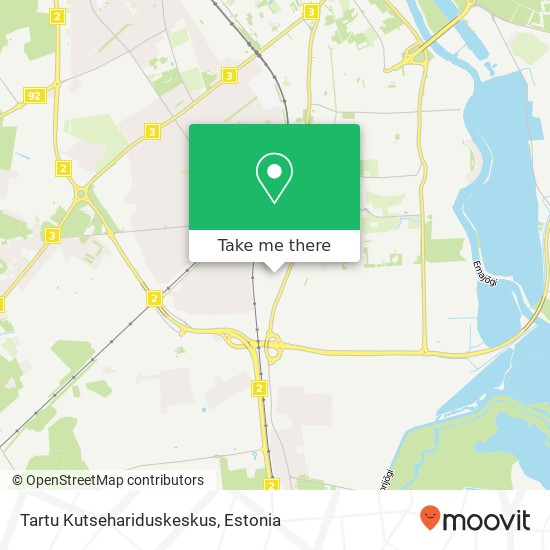 Tartu Kutsehariduskeskus map