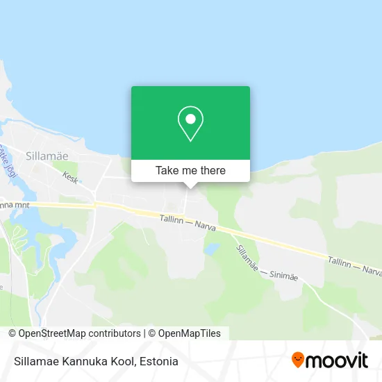 Sillamae Kannuka Kool map