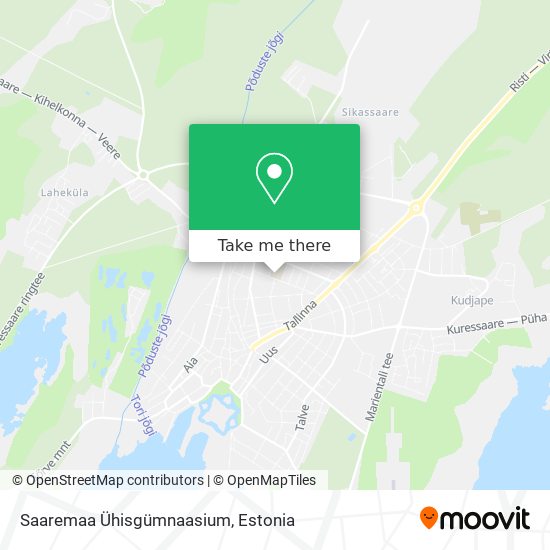 Карта Saaremaa Ühisgümnaasium