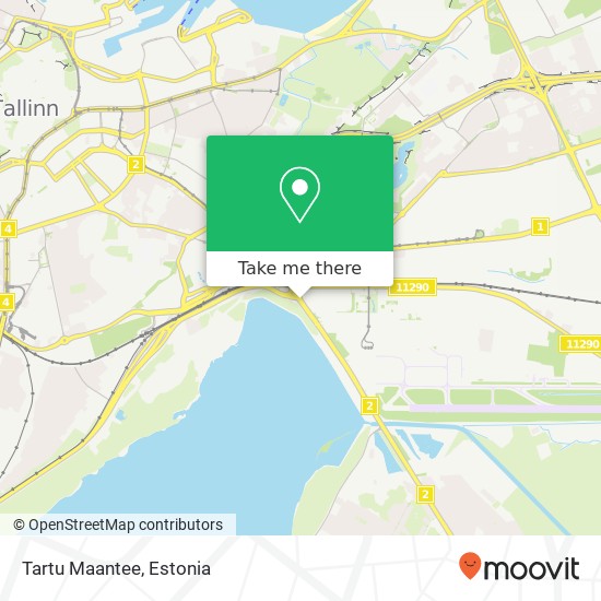 Карта Tartu Maantee