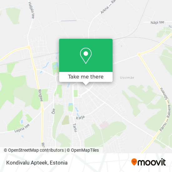 Kondivalu Apteek map