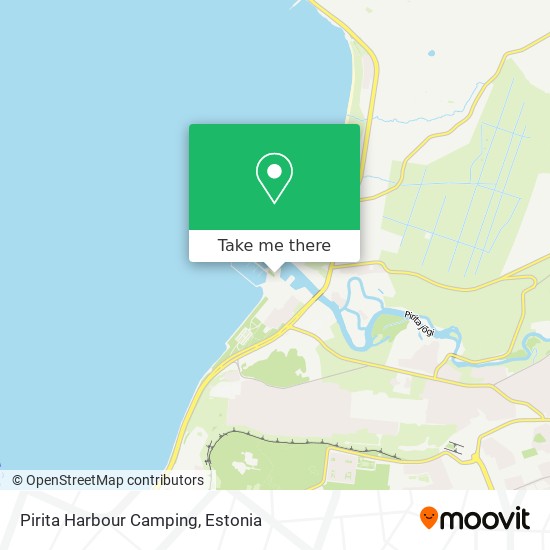 Pirita Harbour Camping map