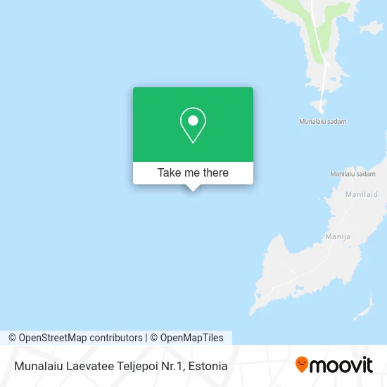 Карта Munalaiu Laevatee Teljepoi Nr.1