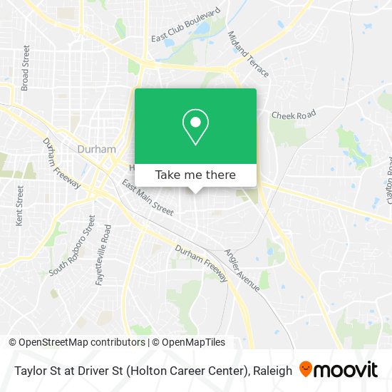 Taylor St at Driver St (Holton Career Center) map