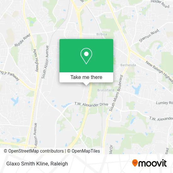 Glaxo Smith Kline map