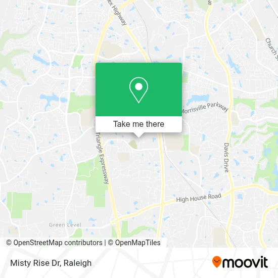 Misty Rise Dr map