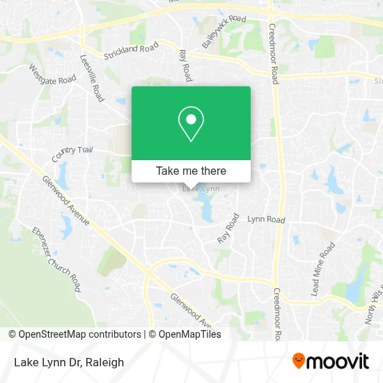 Lake Lynn Dr map