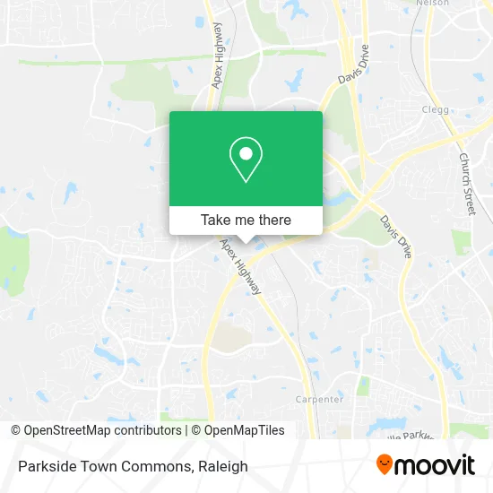 Parkside Town Commons map