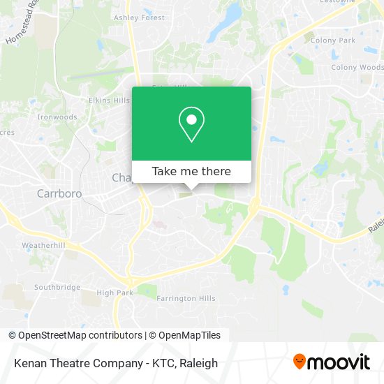 Kenan Theatre Company - KTC map