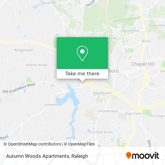 Autumn Woods Apartments map