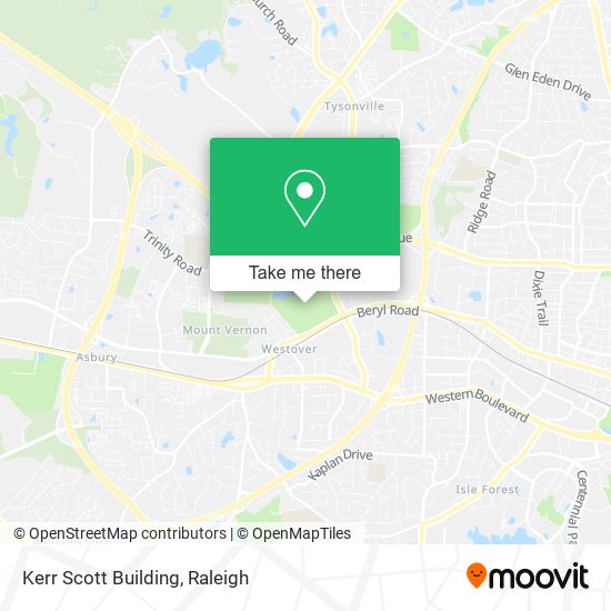 Kerr Scott Building map