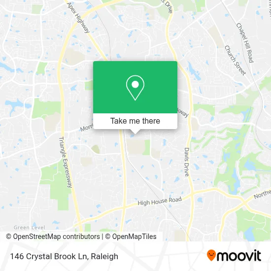 146 Crystal Brook Ln map