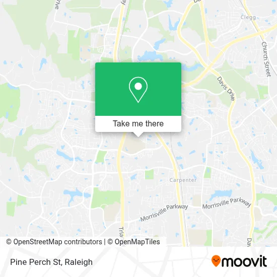 Pine Perch St map