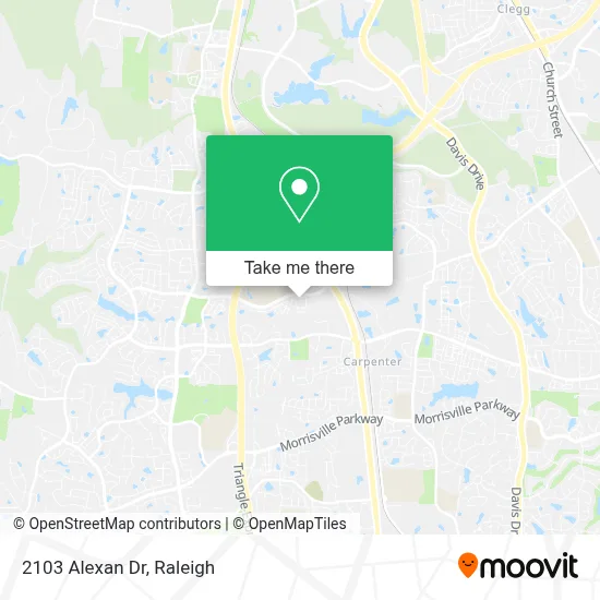 2103 Alexan Dr map