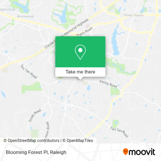 Blooming Forest Pl map