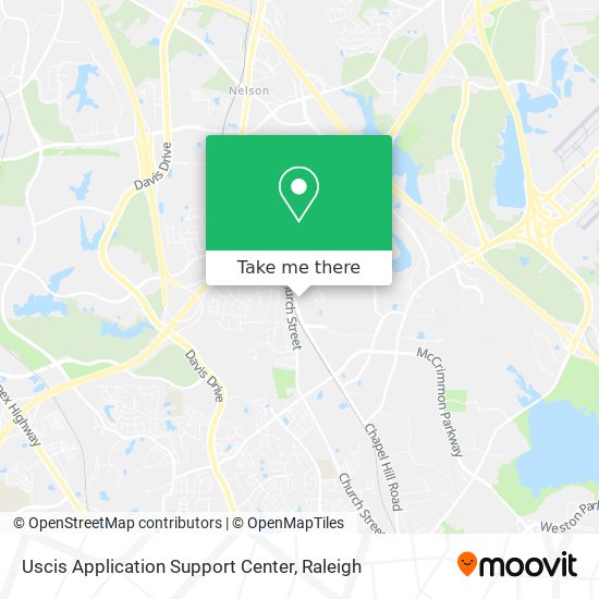 Uscis Application Support Center map