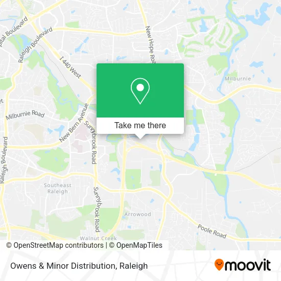 Mapa de Owens & Minor Distribution