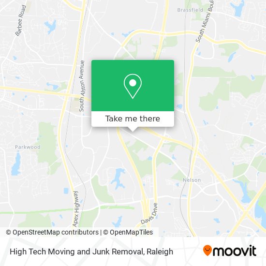 High Tech Moving and Junk Removal map