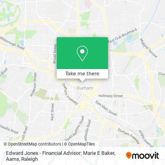 Edward Jones - Financial Advisor: Marie E Baker, Aams map