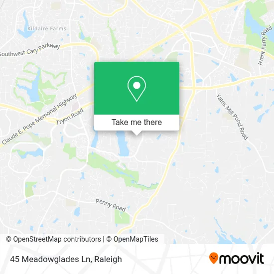 45 Meadowglades Ln map